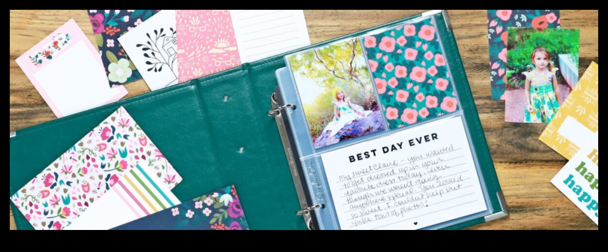 Kendin Yap Kağıt El Sanatları Scrapbooking: Anıları Şık Bir Şekilde Saklamak