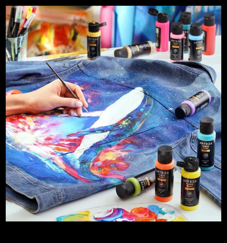 Yaratıcı Canvas: DIY Giyim ve Aksesuarlar Kumaş Boyama